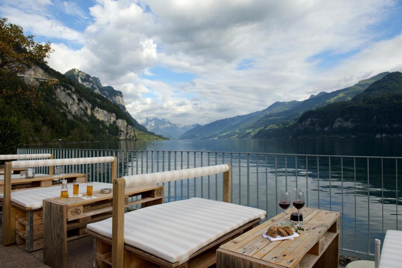 Flyhof Hotell Weesen Exteriör bild